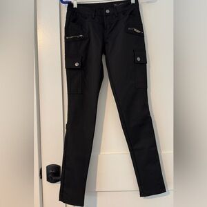 Blank NYC Black Pants with Patterned Lining